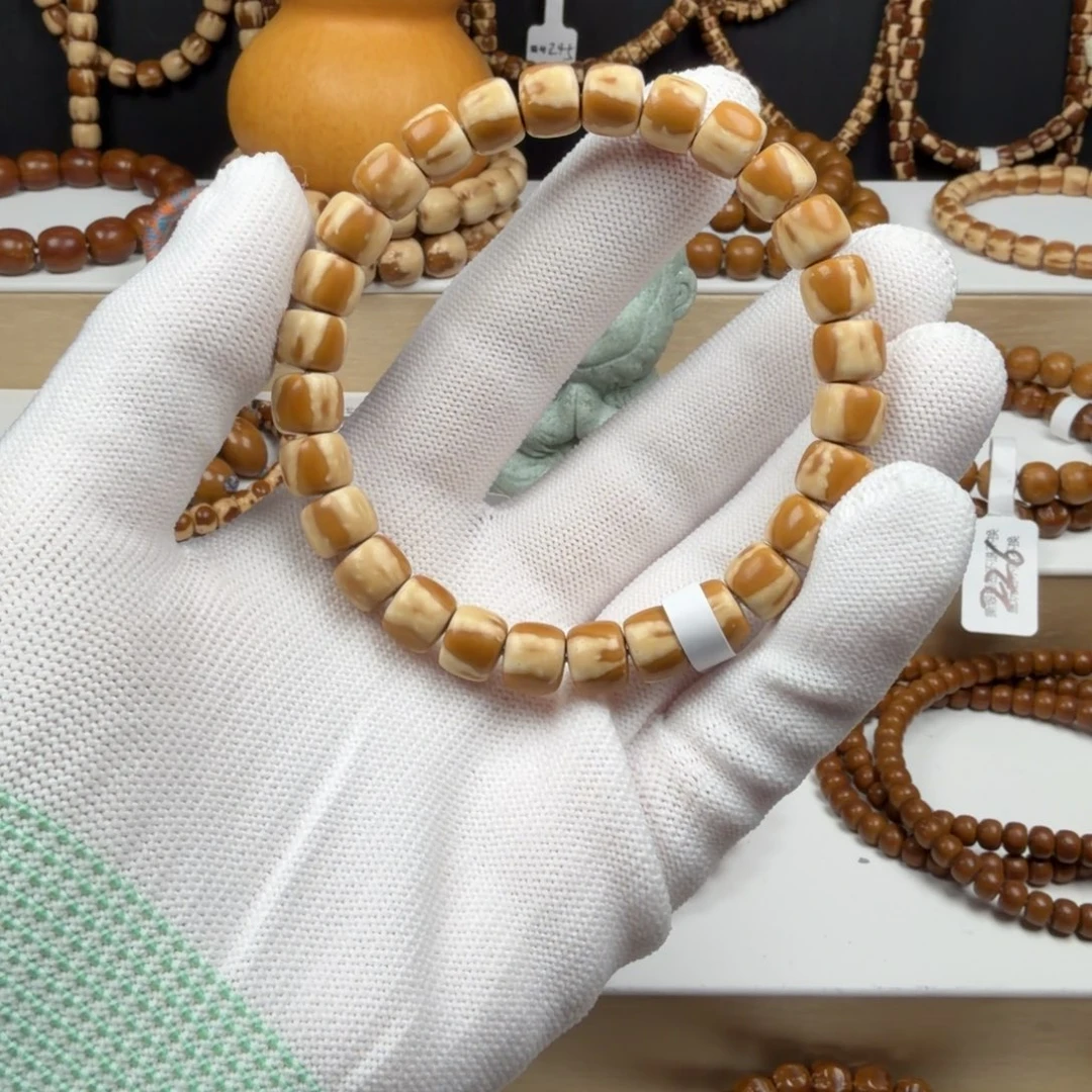 紫金鼠手串249实心老型花皮8.8mmD