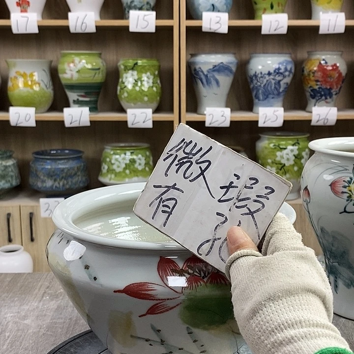 缸13xc景德镇陶瓷花盆