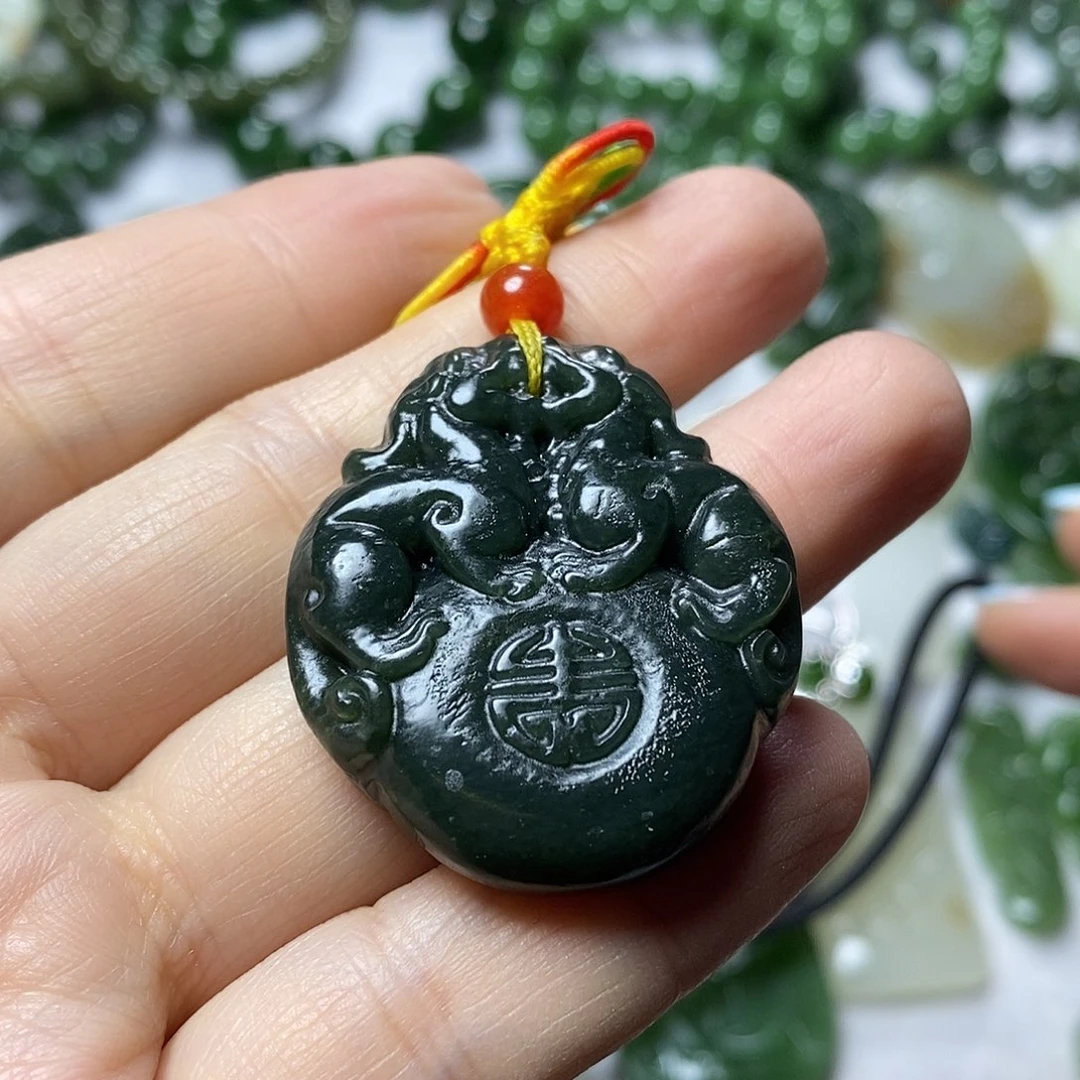 吊坠(不含链)未镶嵌和田玉