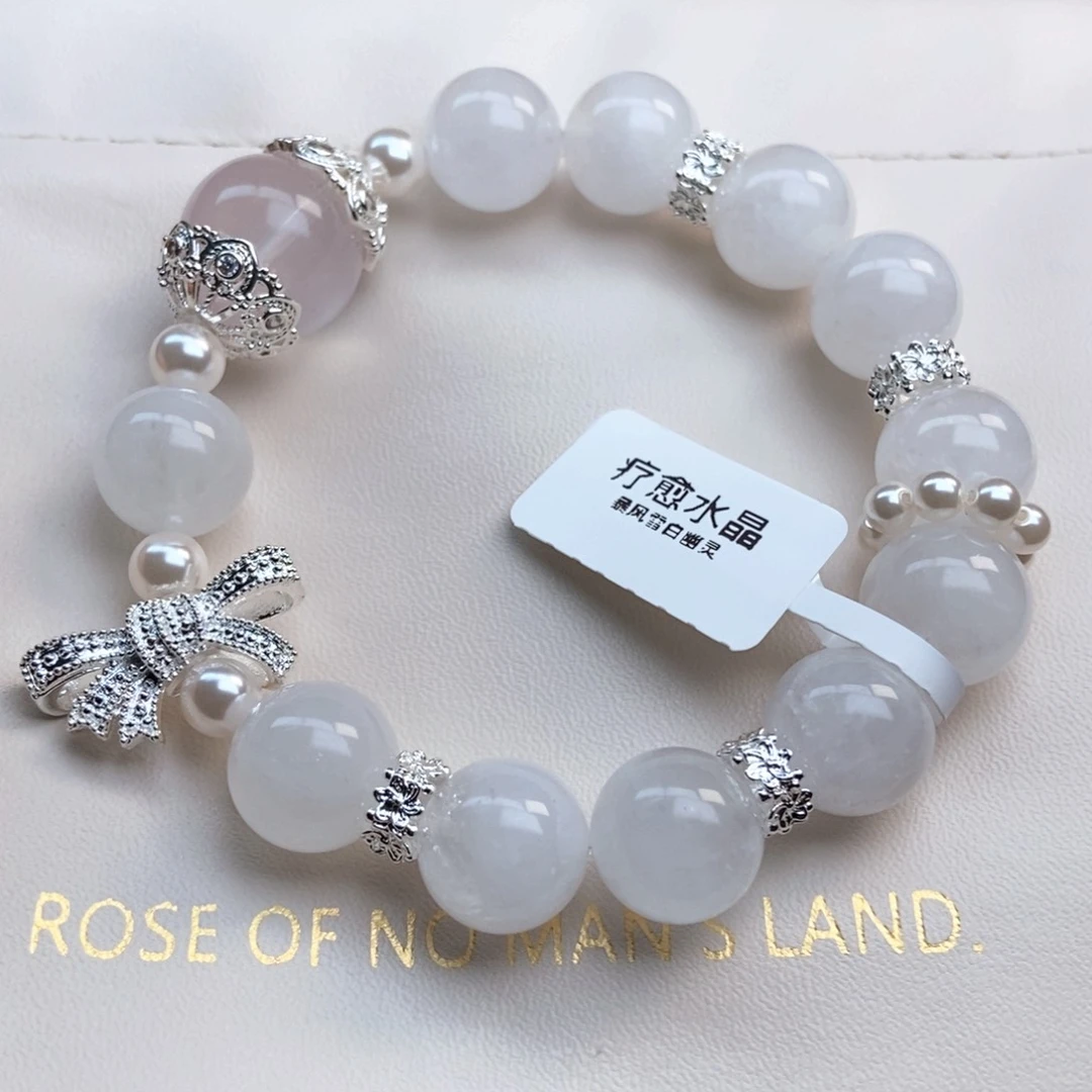 水晶手链未镶嵌不**哦水晶手链