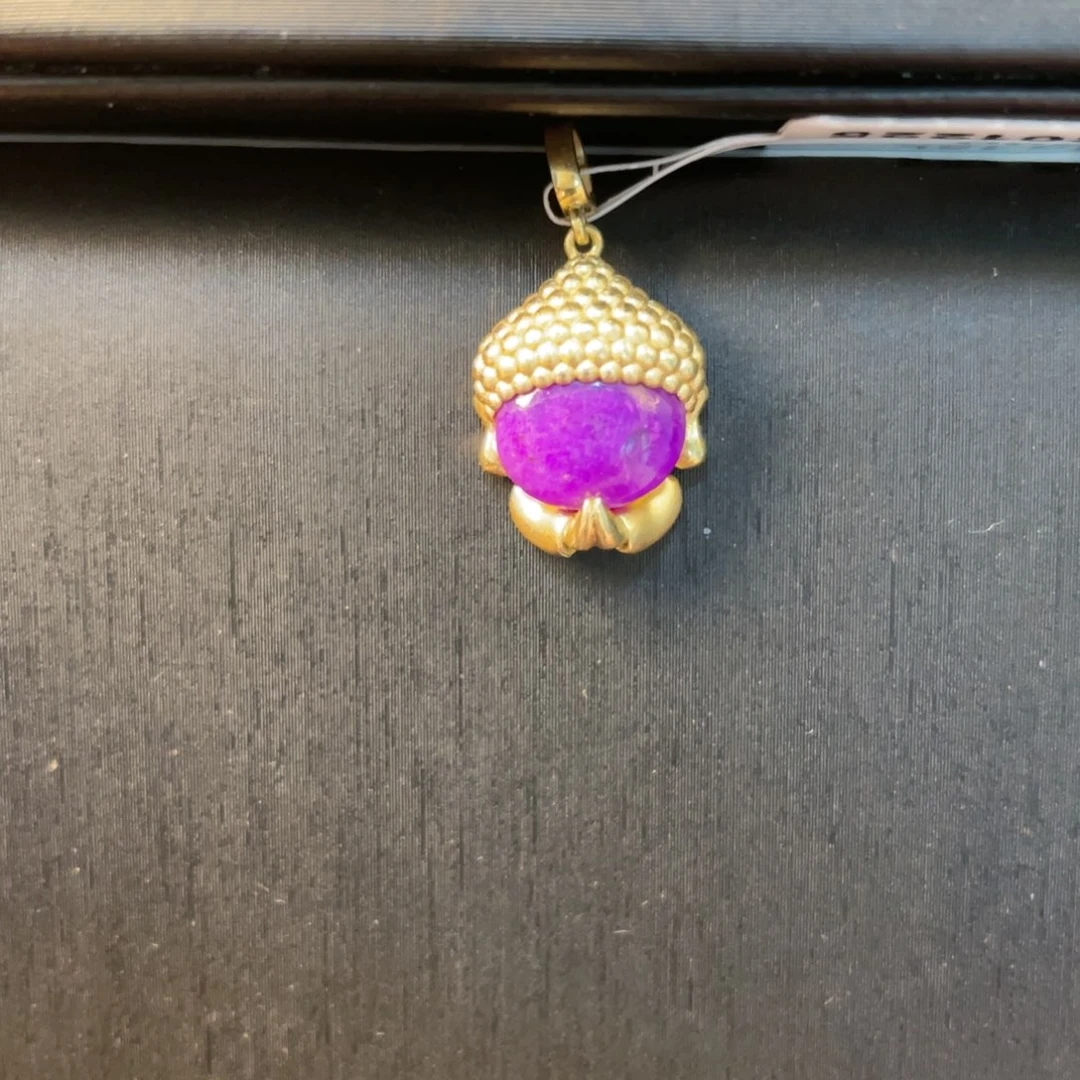 苏纪石（舒俱来）18K金镶嵌吊坠(不含链)