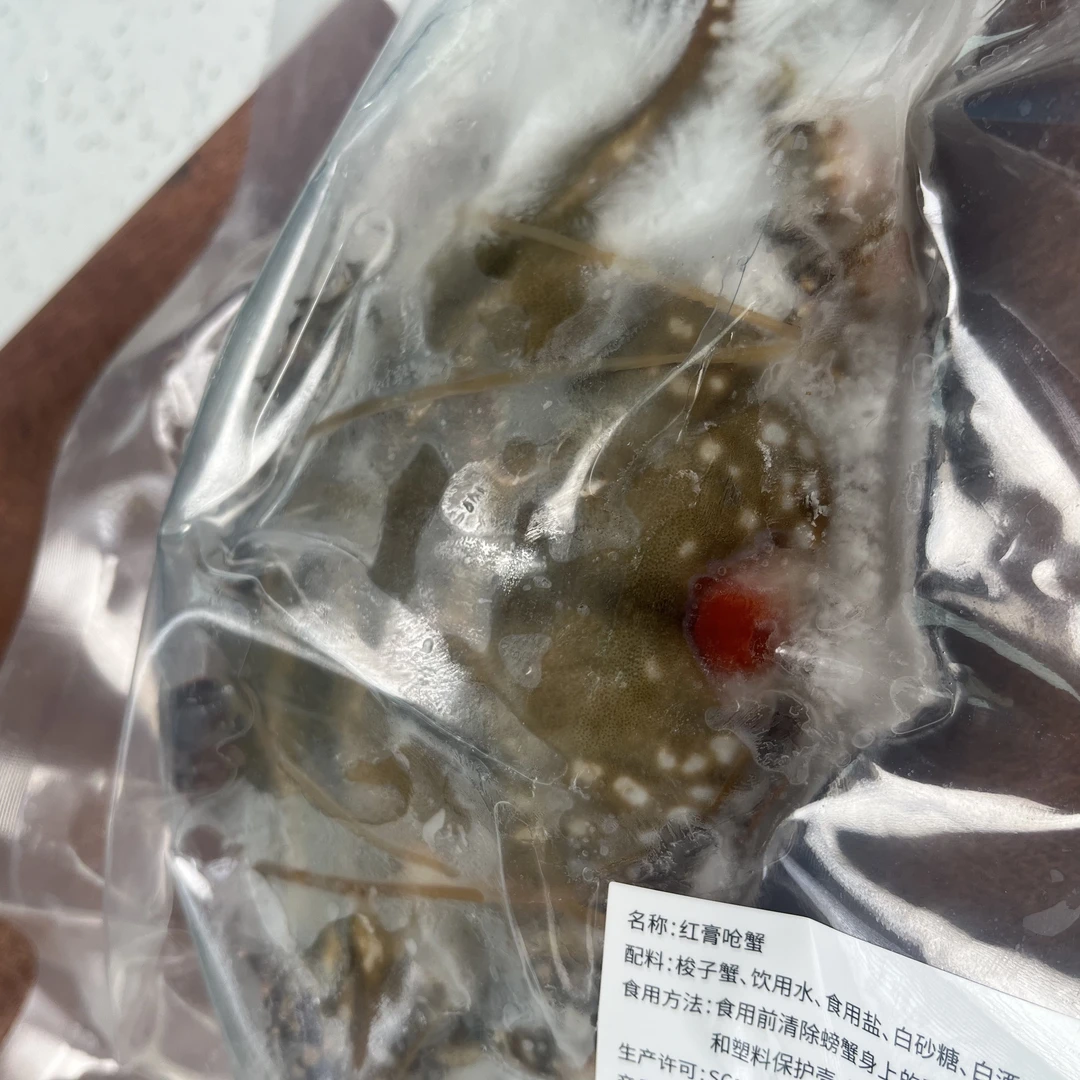 【宁东宴直播间】红膏呛蟹精品飞机中型特产即食整只（4-5两3只）