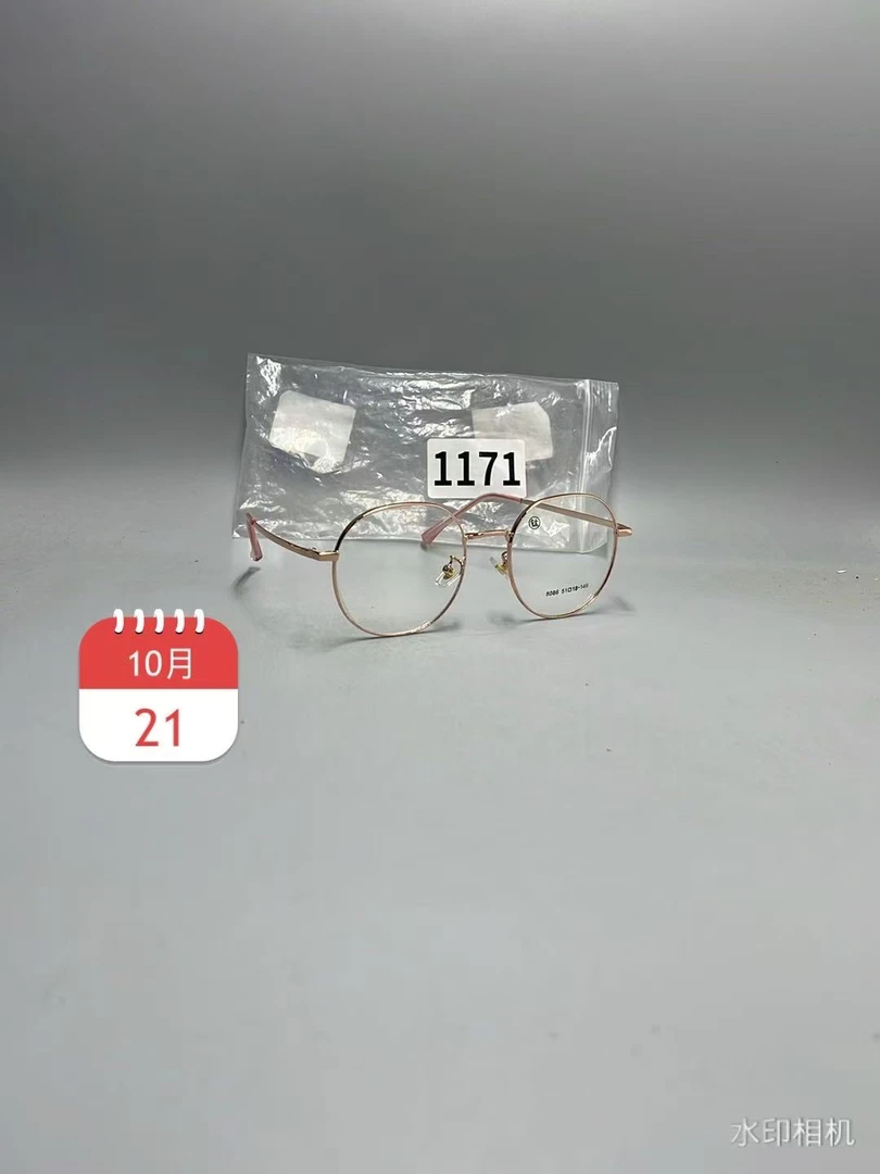 1171高品质高颜值眼镜圆框透明平光