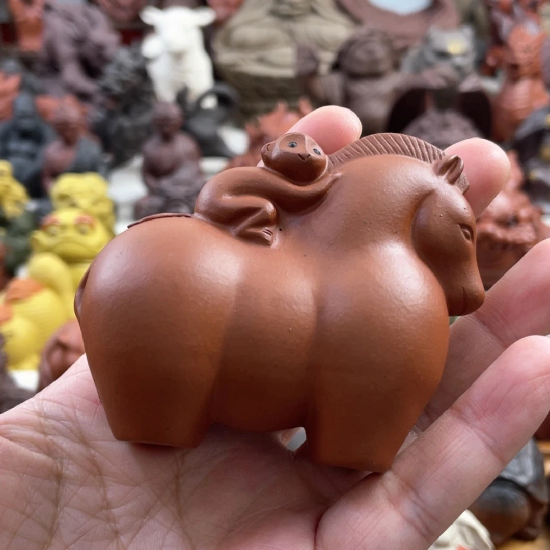 【闪购商品】紫砂茶宠李*生紫砂马上封候