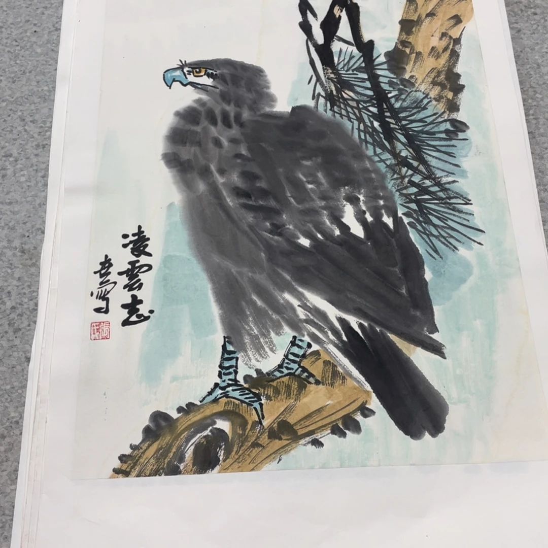 国画1.4平尺国画作品