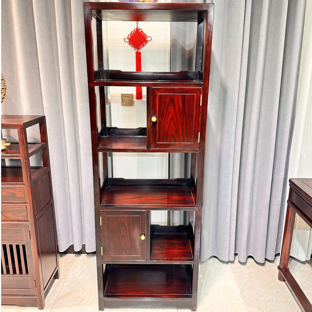 南美黑酸枝新款书柜书架博古柜62*33*178