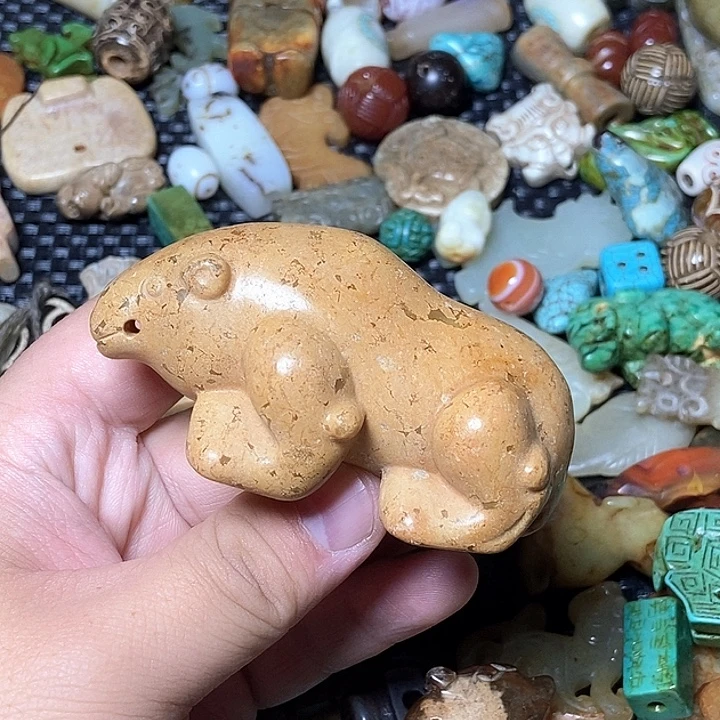 和田玉未镶嵌颈饰102