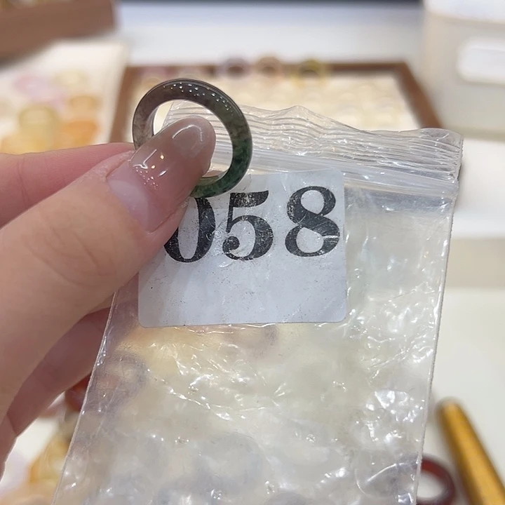 合金戒指玛瑙/玉髓58港14
