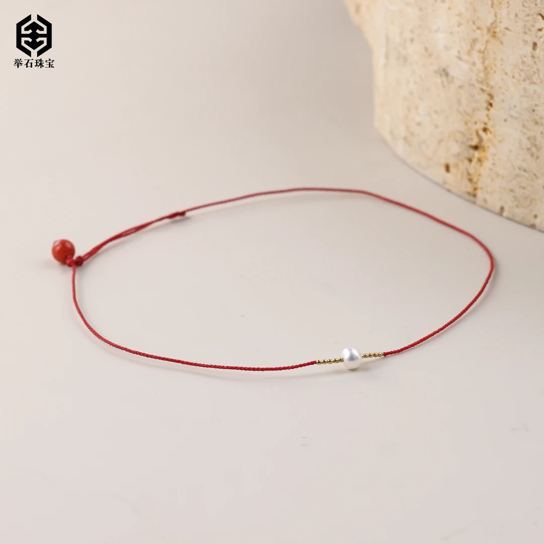 【举石珠宝】T0103-405-66个性脚绳18k(一件）K