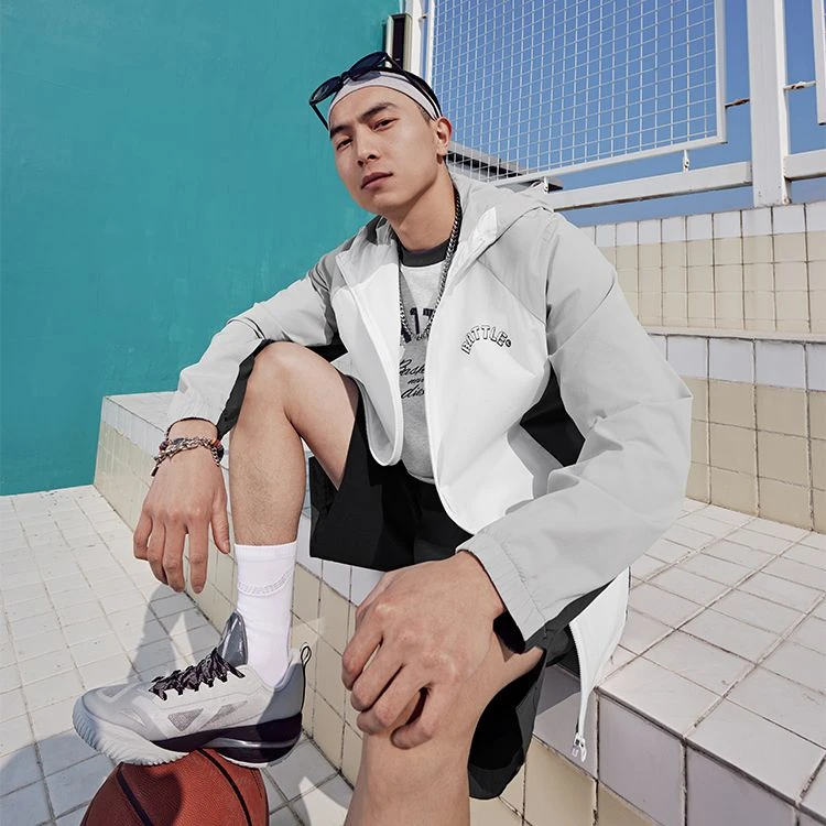 乔丹秋季男性梭织薄外套2025年专业运动篮球冰感科技QDAFD3252828