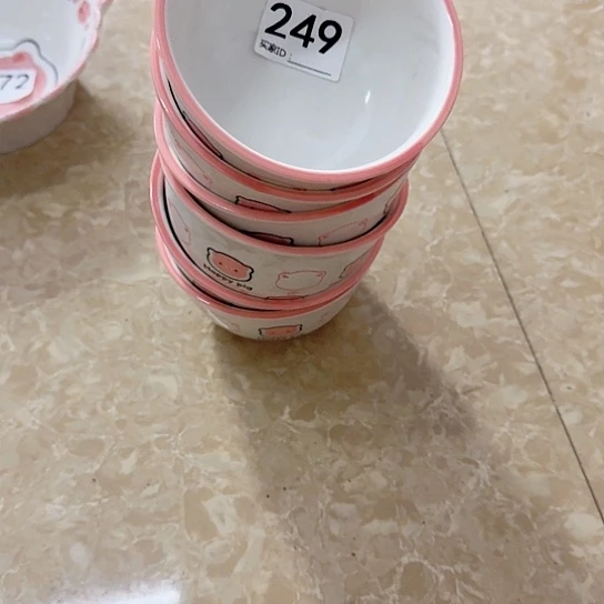 钛合金陶瓷碗的249 6个碗