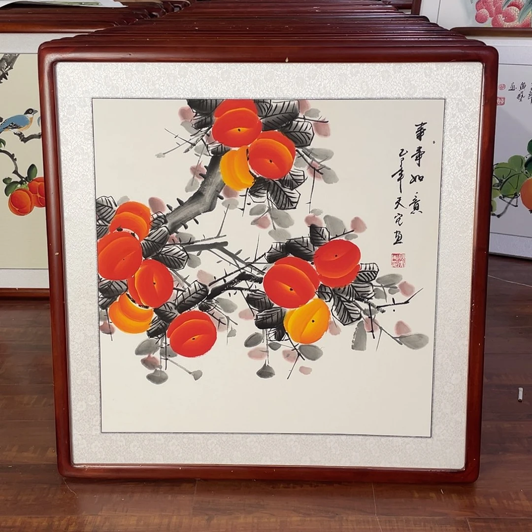国画带框尺寸63*63厘米