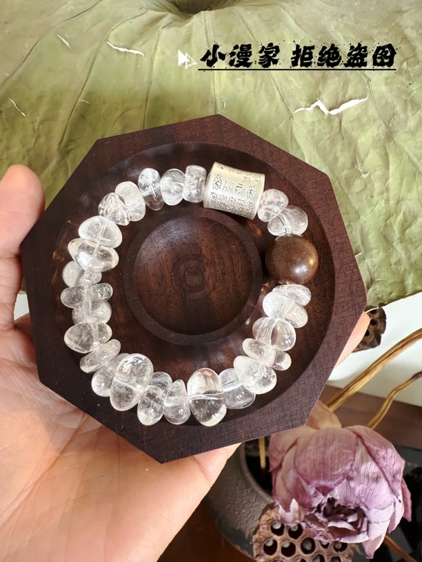 925银手链 925银心经桶原创设计手串1500