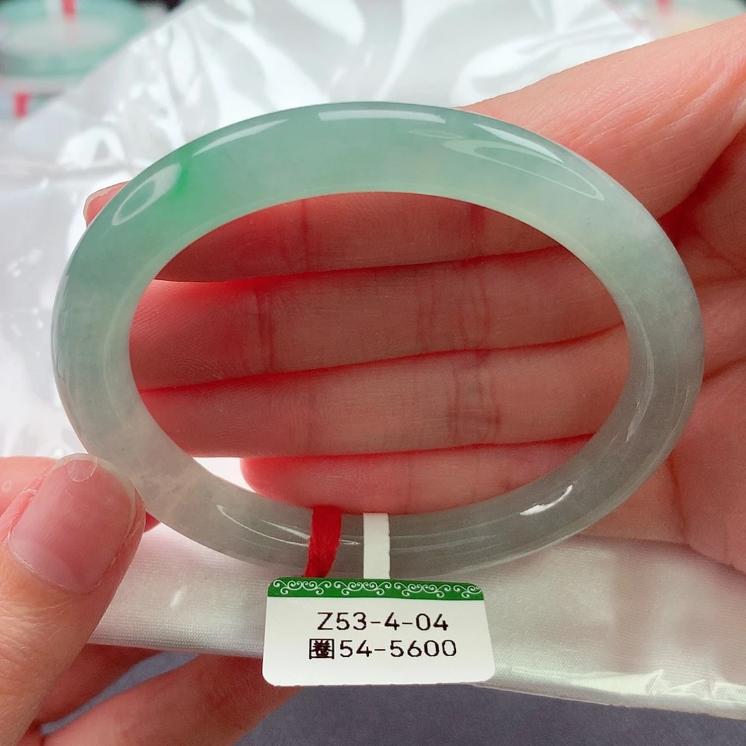 翡翠未镶嵌手镯缅甸天然a货翡翠手镯