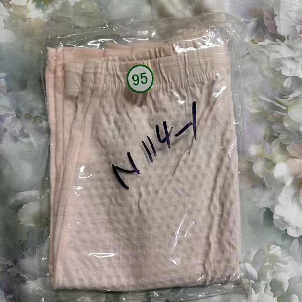 n114-1粉色罗布麻内裤女士95号