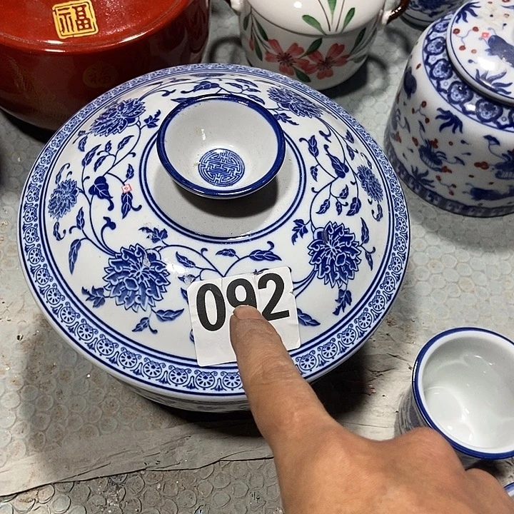 瓷片景德镇陶瓷罐092