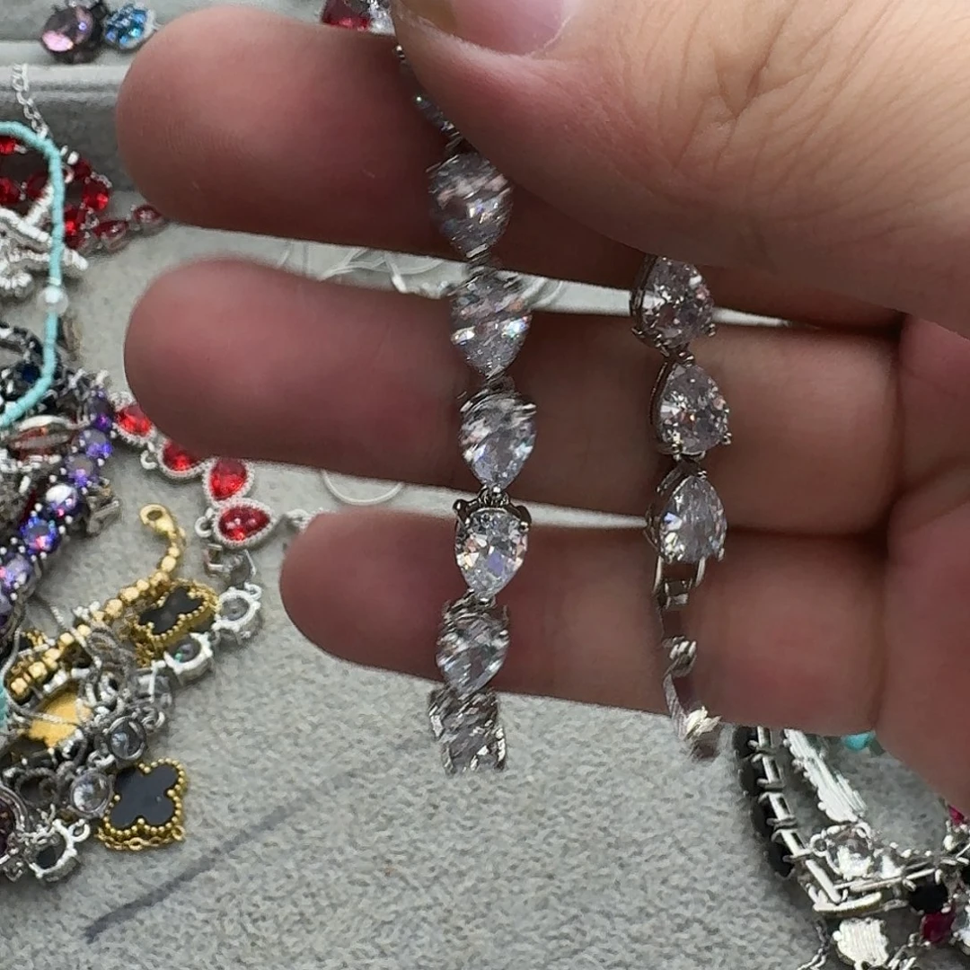 托帕石戒指银S925镶嵌