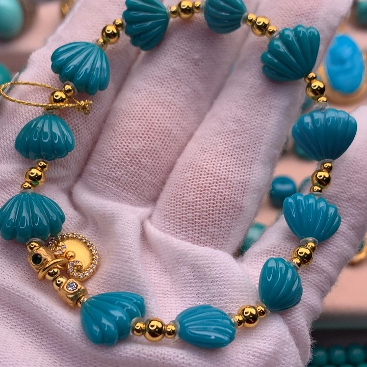 绿松石未镶嵌湖北天然原矿绿松石12-13