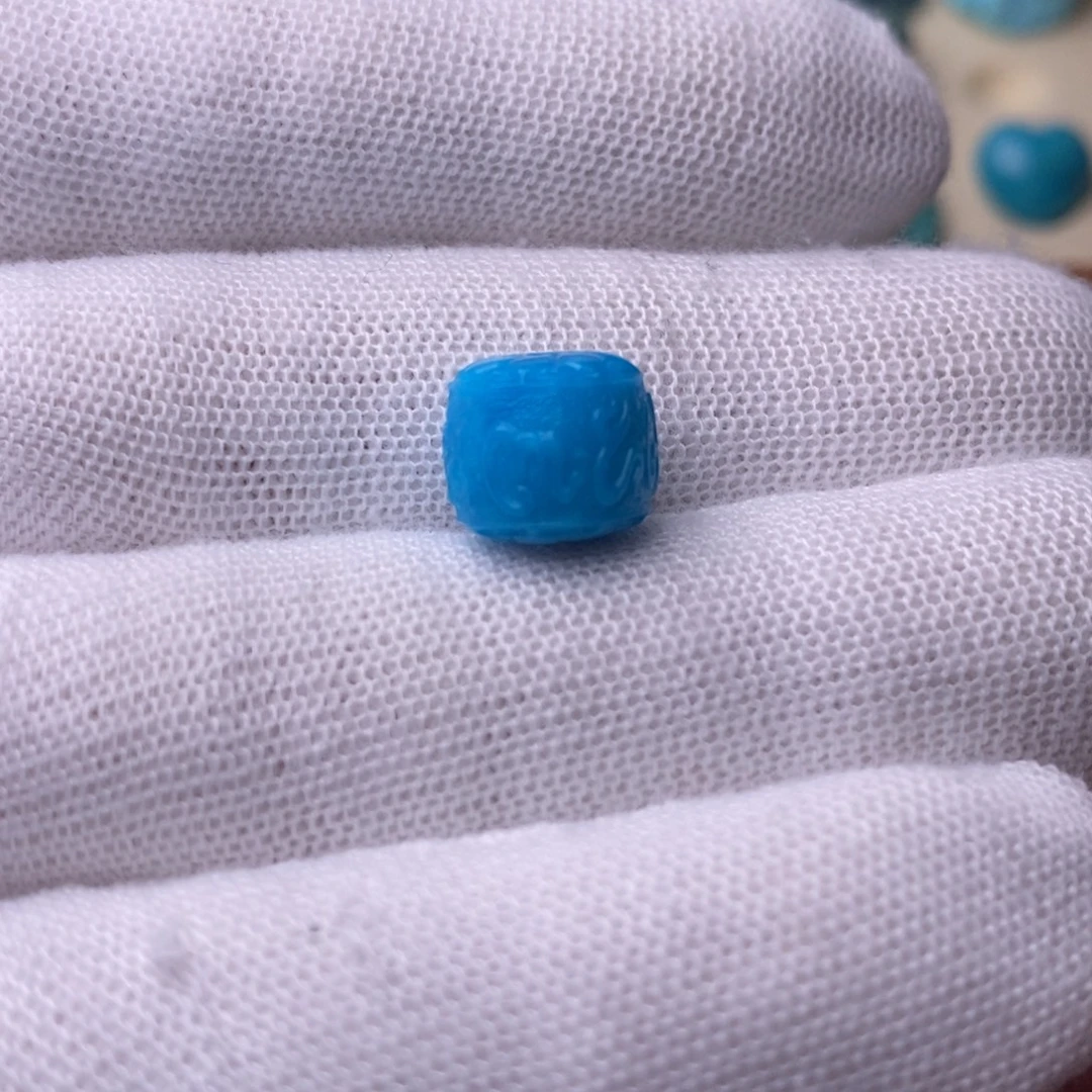 绿松石未镶嵌绿松石六字老型10.7