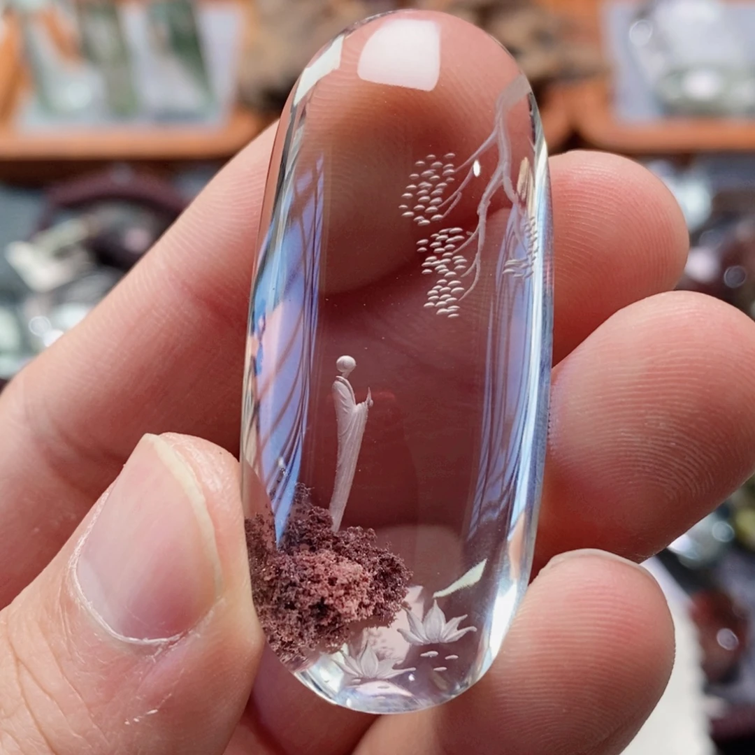 水晶吊坠(不含链)未镶嵌