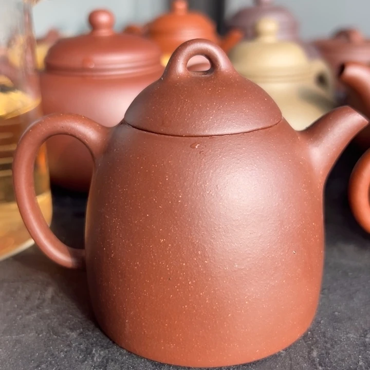 紫砂茶案紫泥秦权160cc