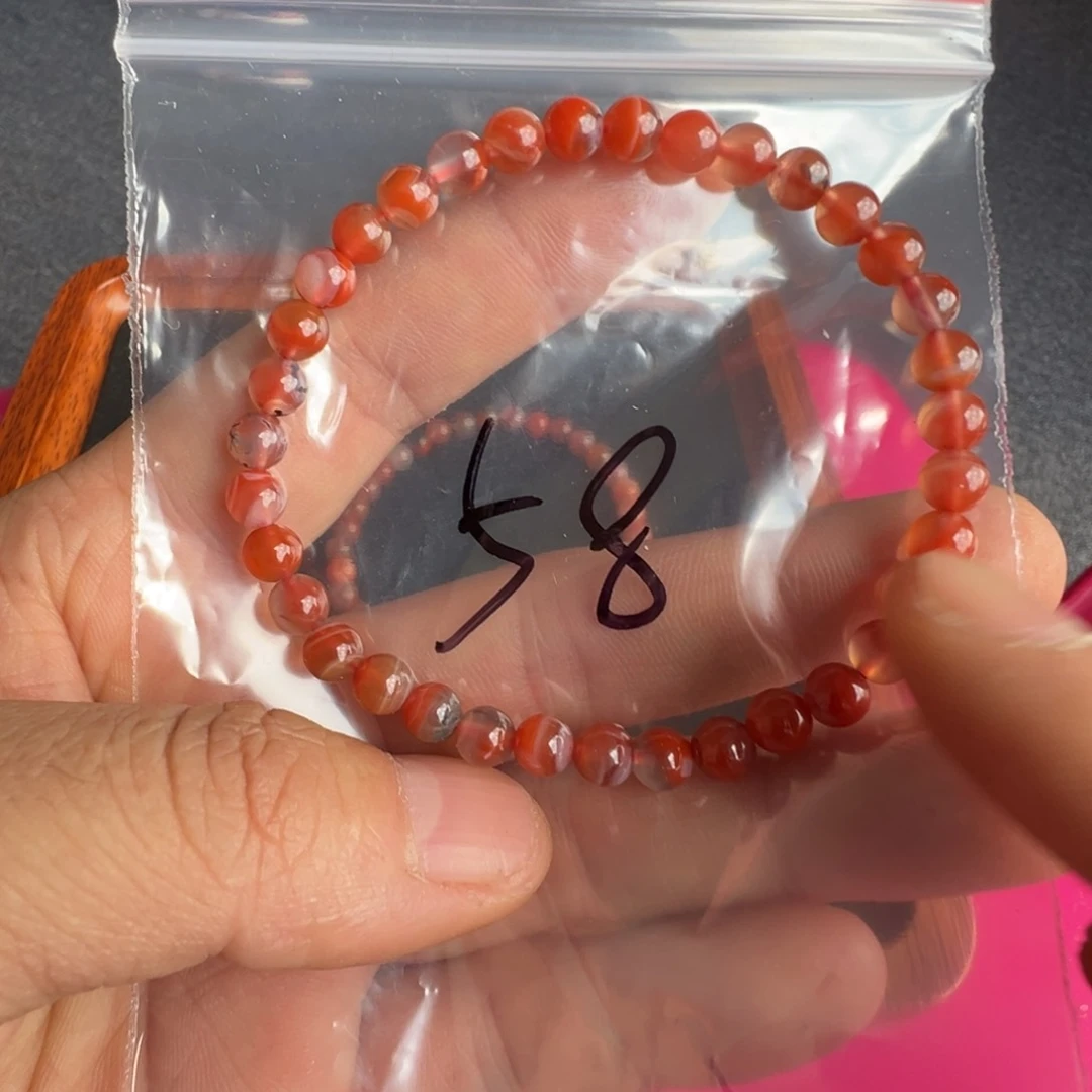 南红玛瑙未镶嵌单圈58号