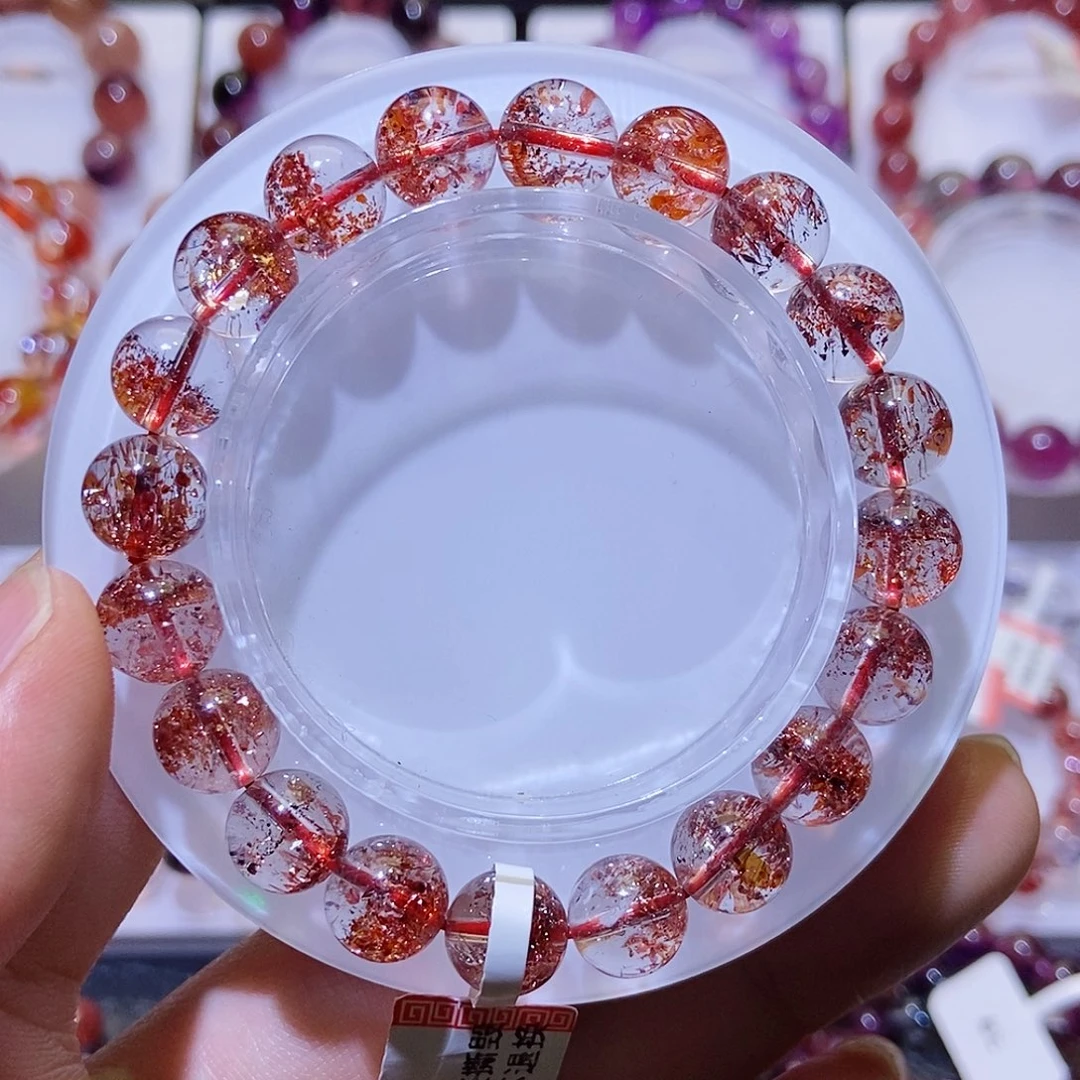 未镶嵌手链水晶金草莓9.8