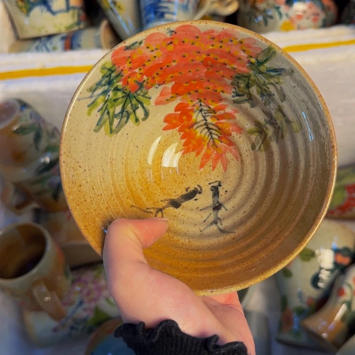 瓷片景德镇陶瓷手工手绘