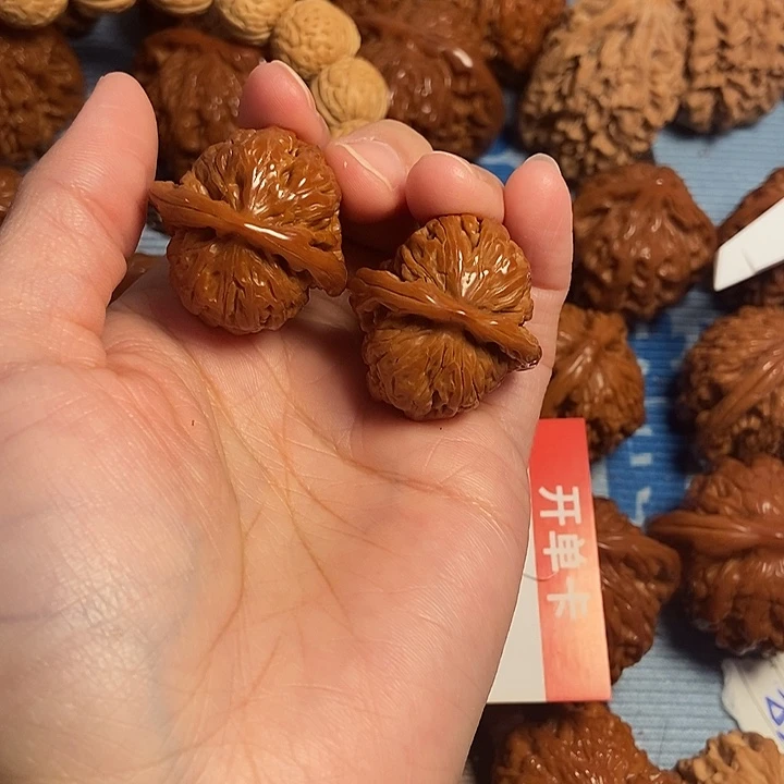 吊坠文玩核桃30加四座楼手捻