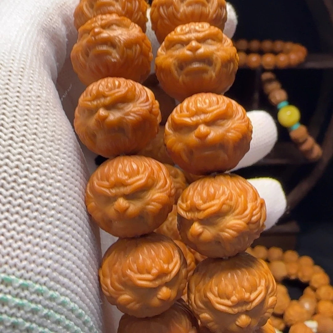 好***些猴头核桃吊坠猴头