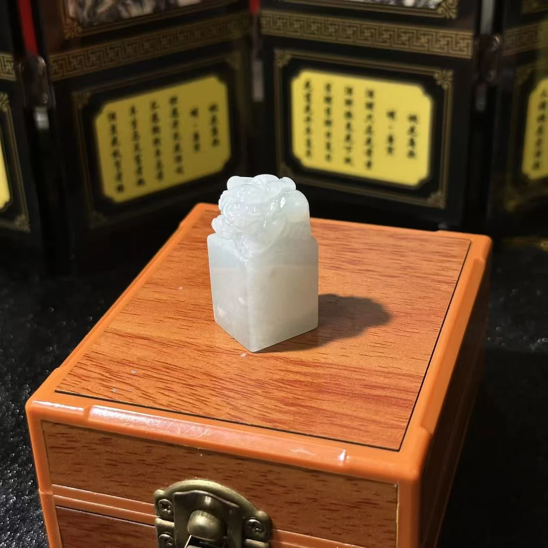 4674-天然翡翠-印章