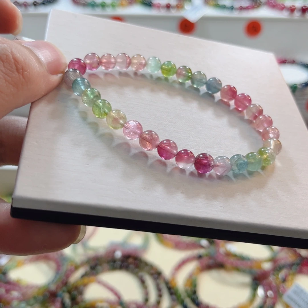 碧玺未镶嵌手链碧玺