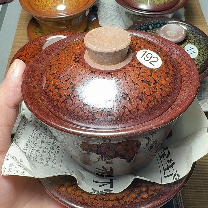 茶盏192 坚记茶盏摆件