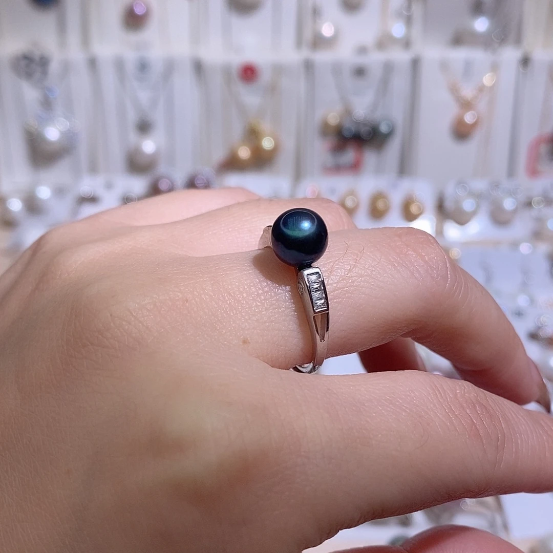 戒指淡水珍珠未镶嵌w