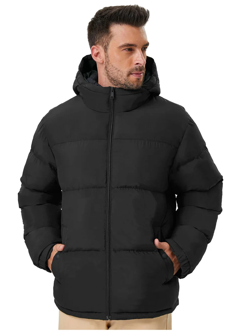 霍克厚款面包服男士连帽外套潮流加厚宽松运动时尚休闲冬季棉服