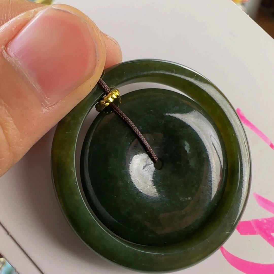 颈饰未镶嵌翡翠老坑