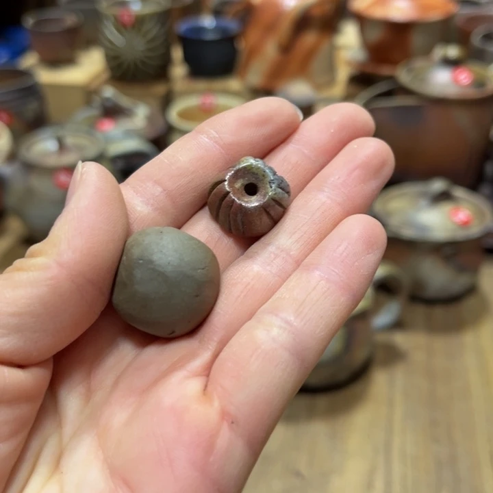 备前茶具茶具香插