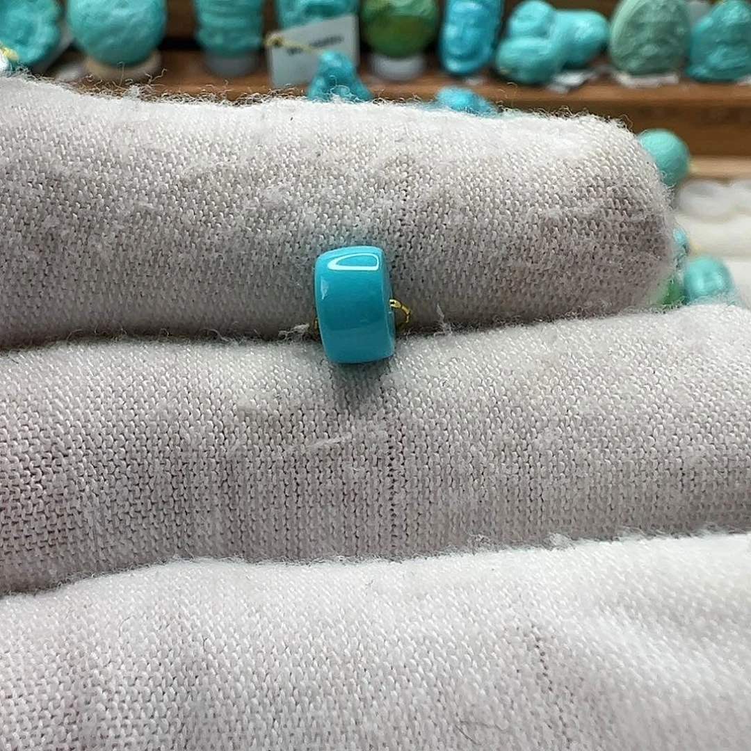 绿松石直切珠 未镶嵌