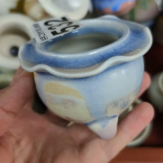 景德镇手工高温陶瓷：内5.5口高6