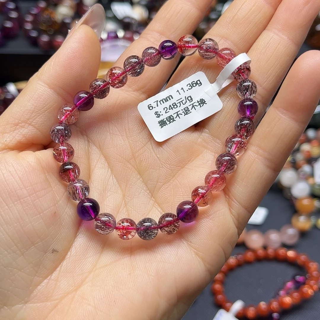 水晶手链未镶嵌天然水晶