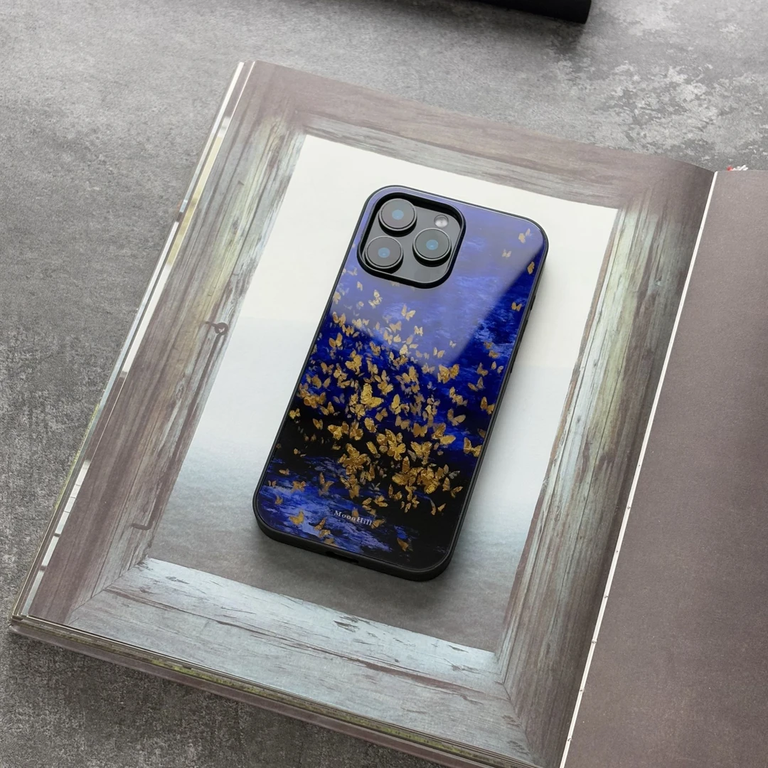 《迷蝶晓梦》新中式适用于iPhone17苹果17air/16promax高级感手机壳