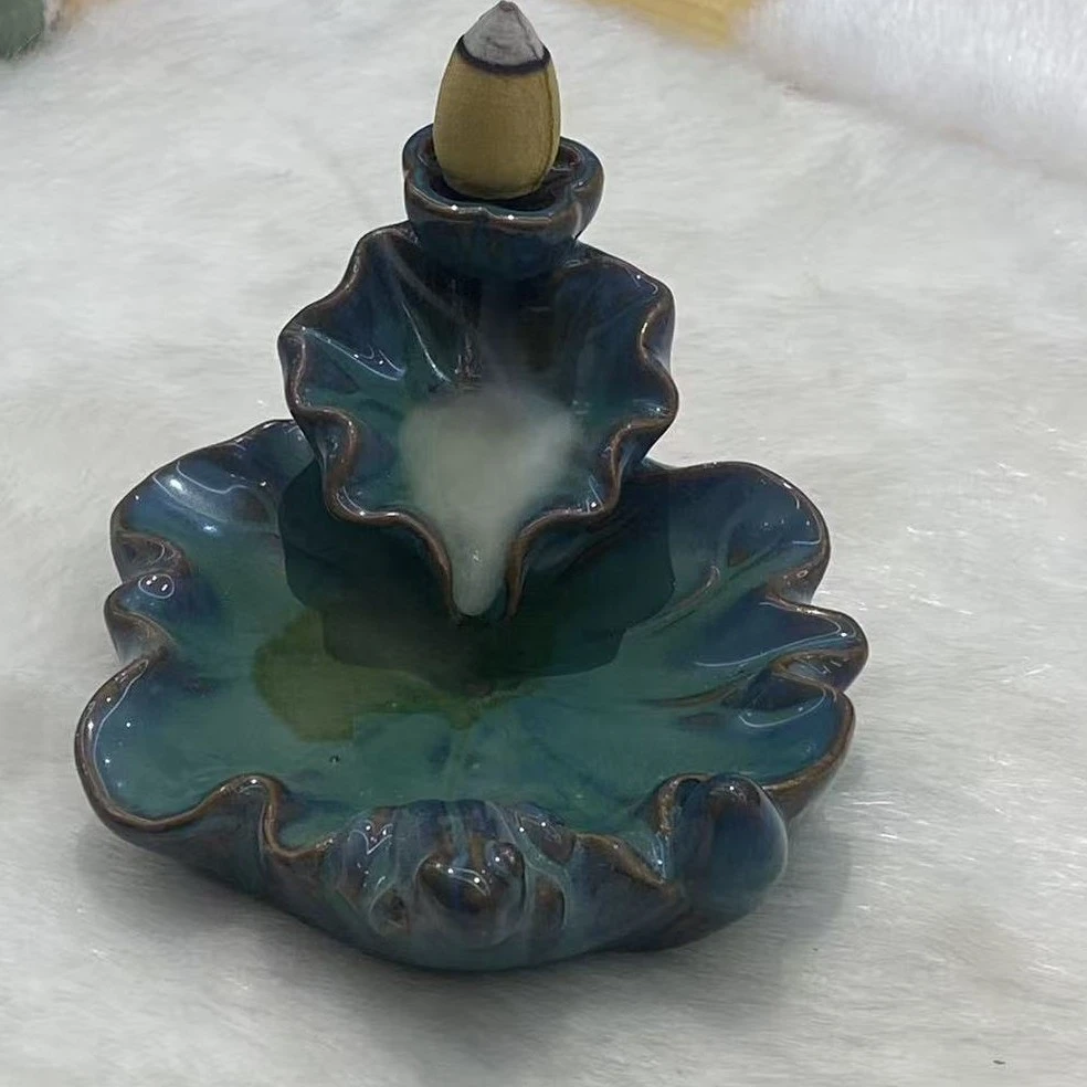倒流香香炉香薰炉熏香佛手莲花葫芦款