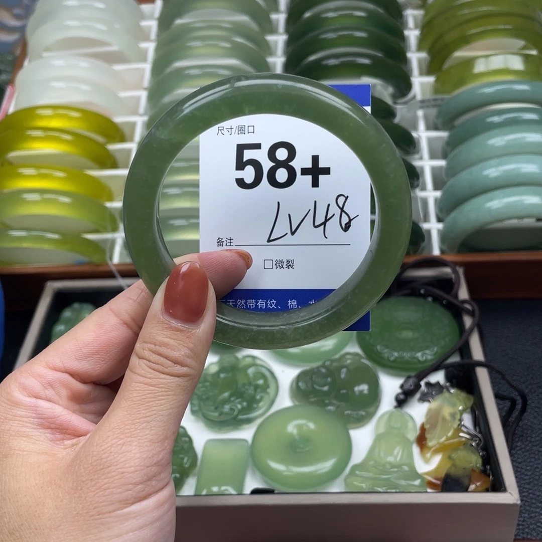 未镶嵌蛇纹石玉手镯@*@