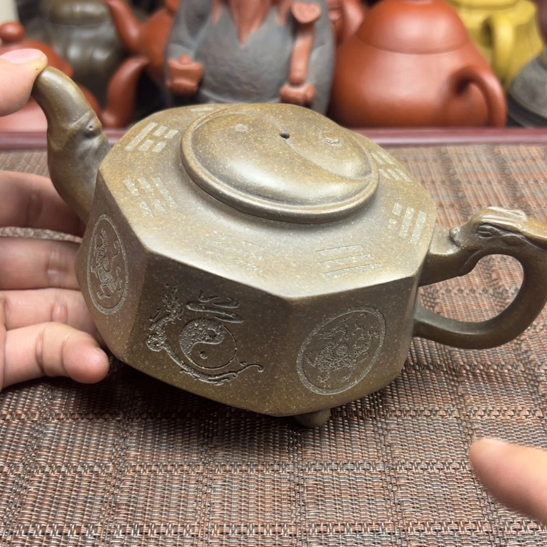 紫砂茶壶宜兴原矿紫砂壶400毫升容量