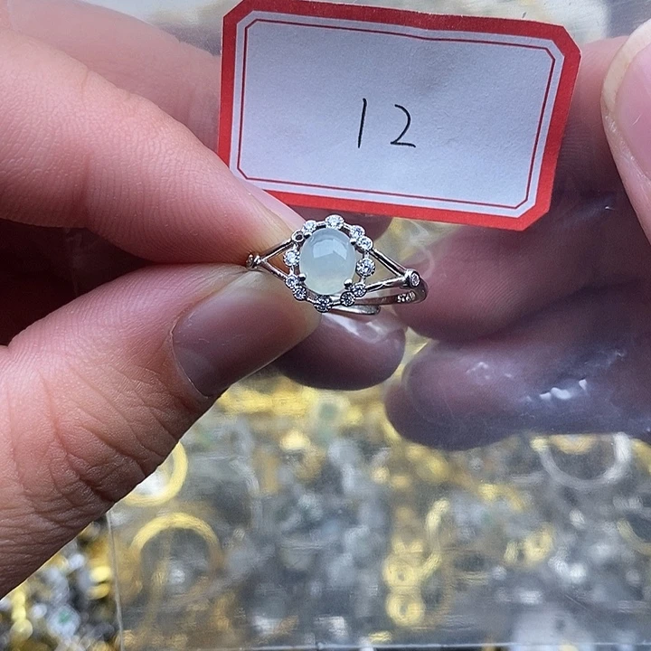 翡翠未镶嵌戒指12