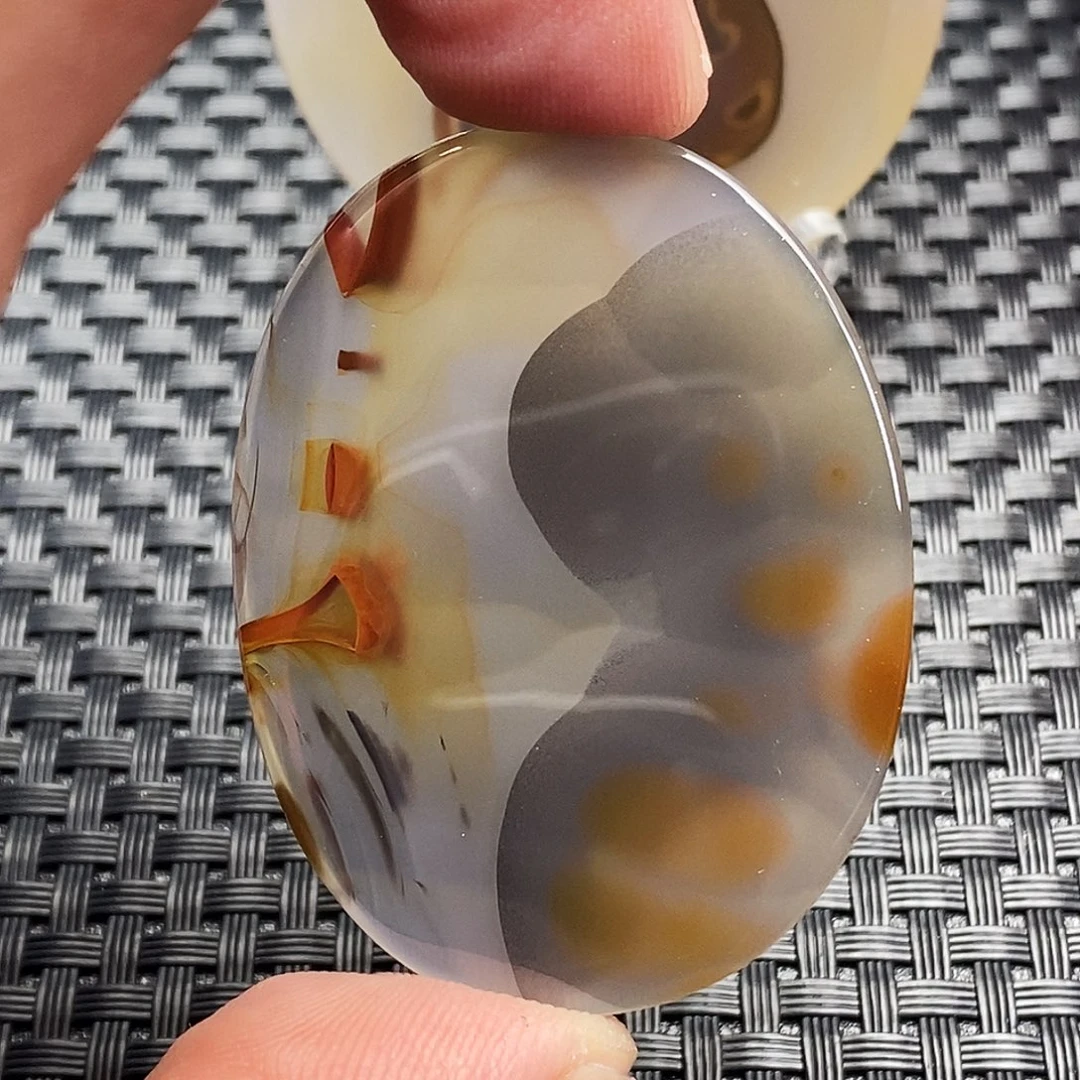 玛瑙/玉髓未镶嵌吊坠(不含链)7713