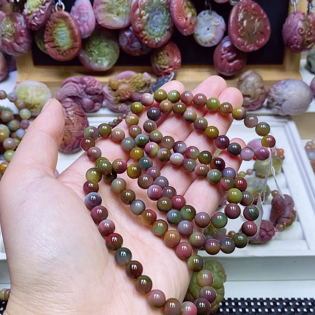 玛瑙/玉髓盐源玛瑙手链未镶嵌