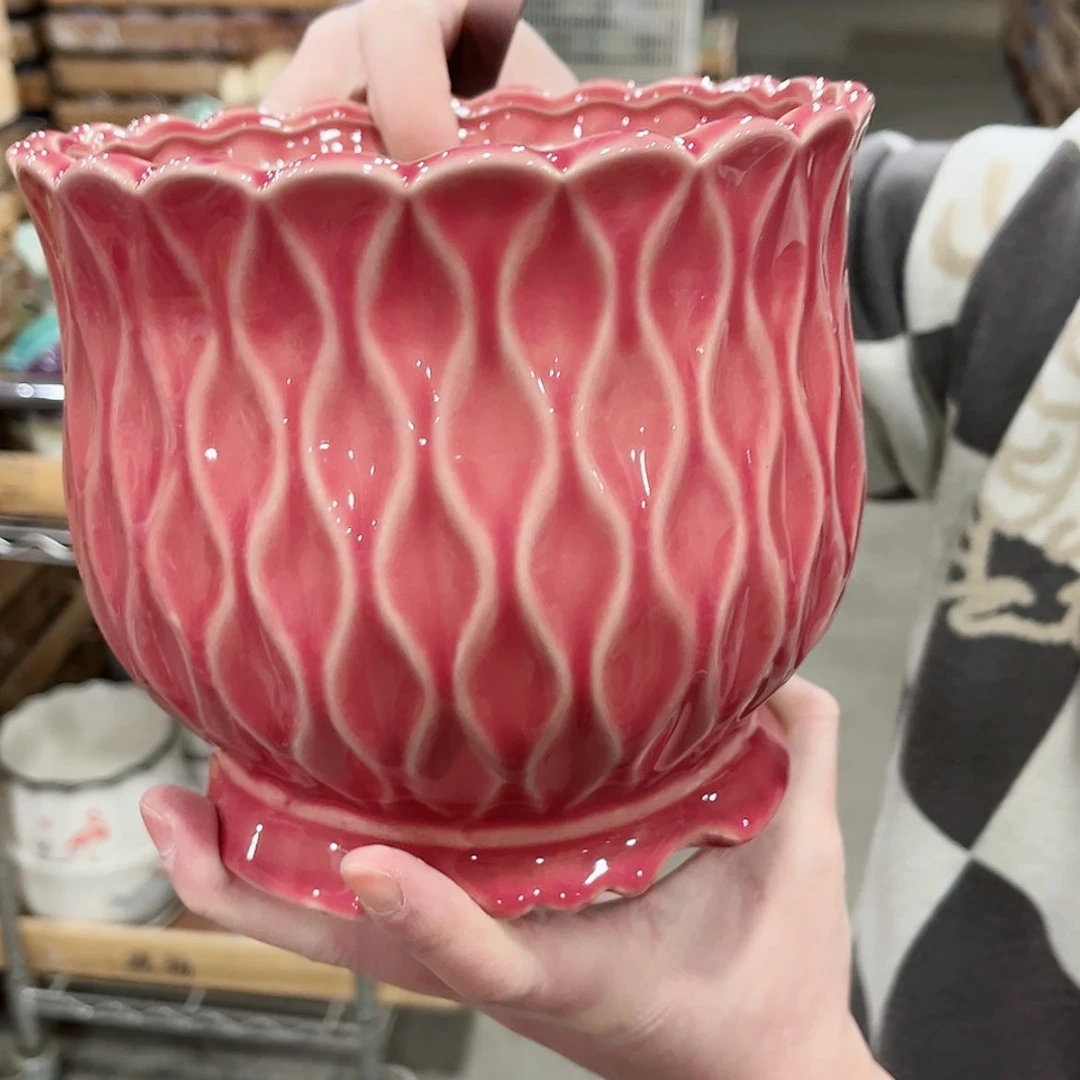 【闪购商品】陶瓷陶瓷多肉植物花盆