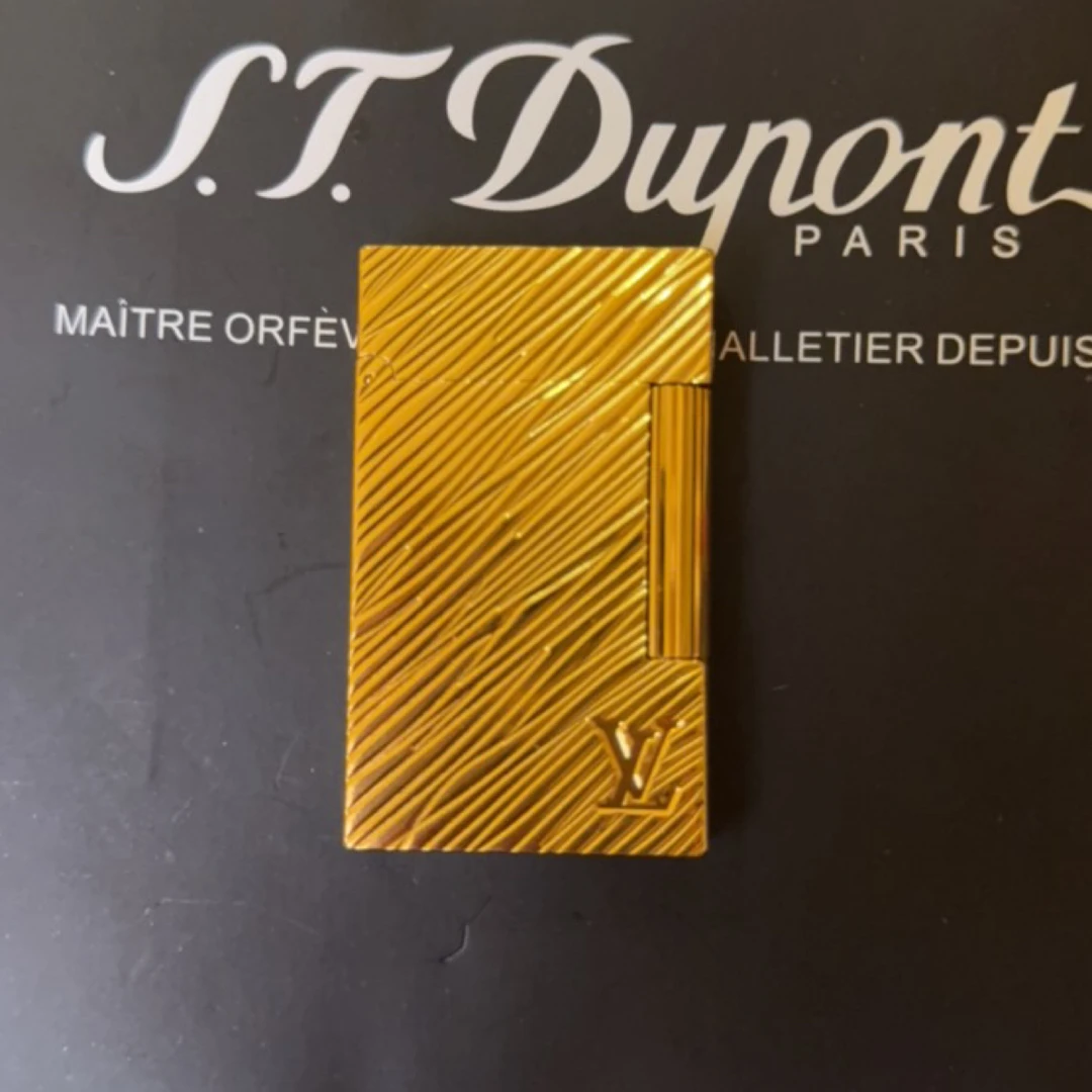 都彭创意联名个性造型全金色充气打火机高档男士礼物