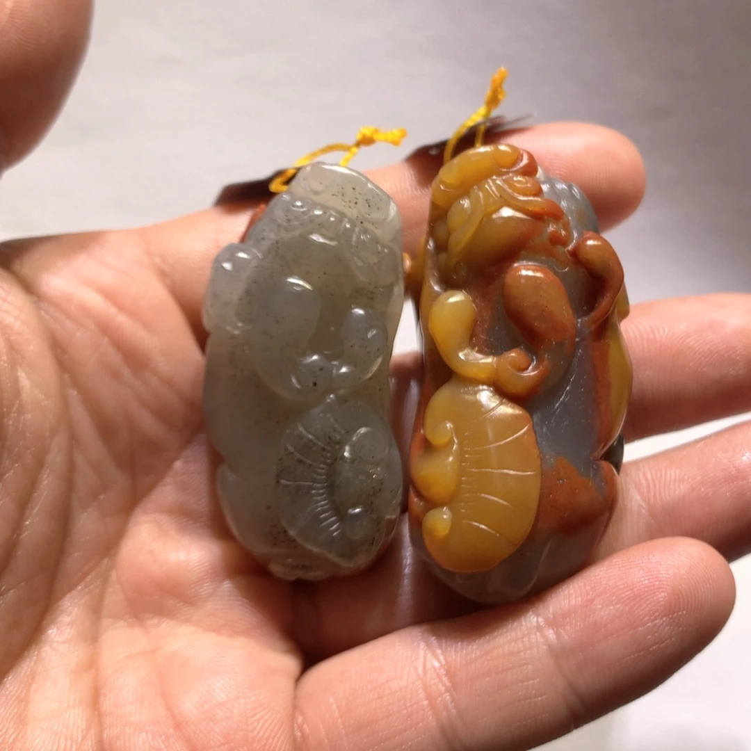 石英质玉（黄龙玉）未镶嵌手镯